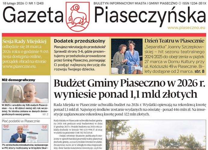 Gazeta Piaseczyńska nr 1/2026